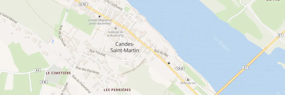 Plan du 1 Rue des Lavandières à Candes-Saint-Martin