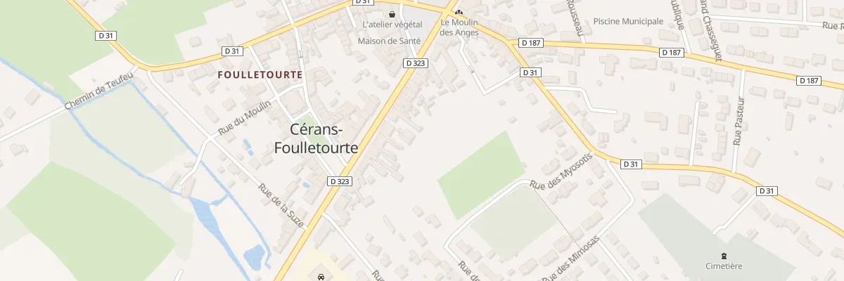 Plan du 143 Rue Nationale à Cérans-Foulletourte