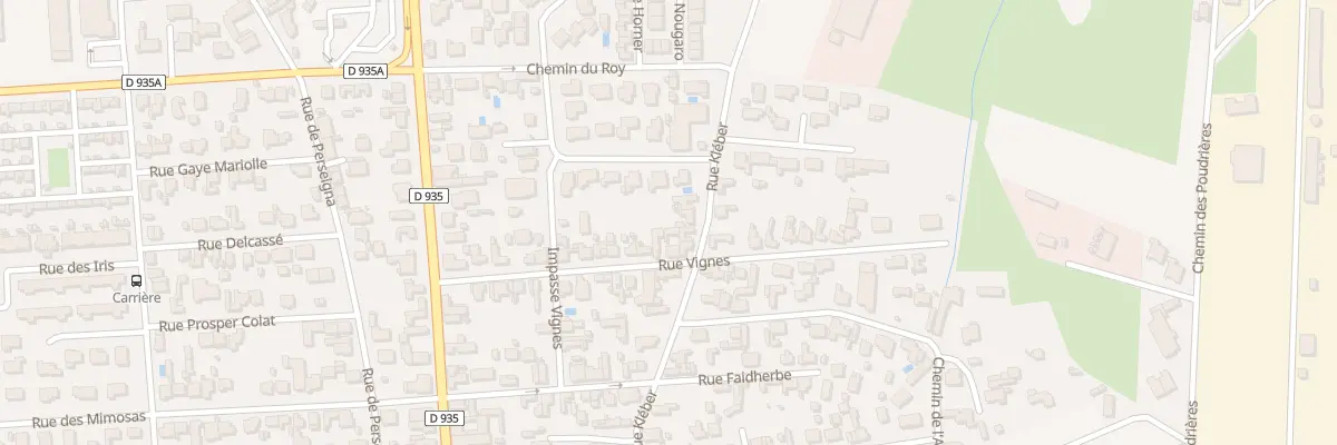 Plan du 63 Rue Kléber à Tarbes