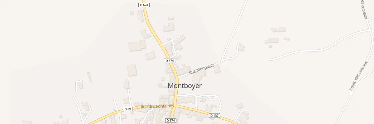 Plan du 7 Rue Monplaisir à Montboyer