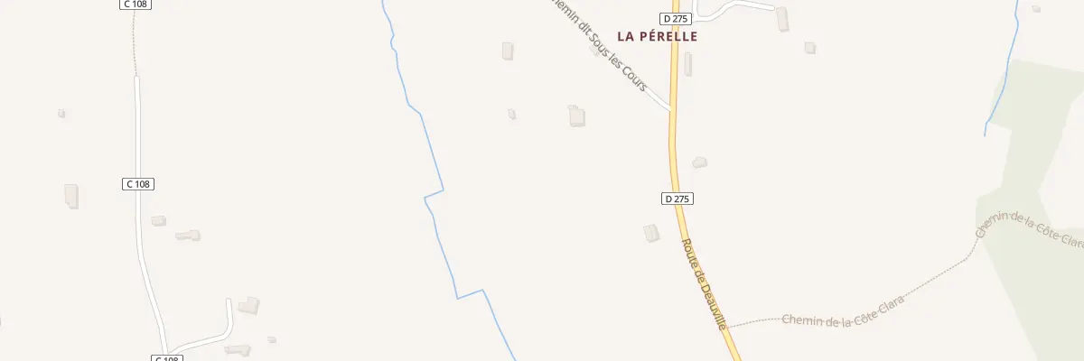 Plan du 5074 La Cour Longue à Glanville