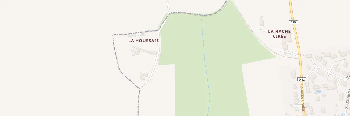 Plan du 5014A La Houssaie à La Chapelle-Saint-Fray