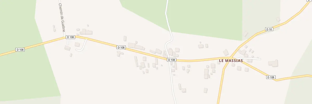 Plan du 186 Le Massias Nord à La Roche-Chalais