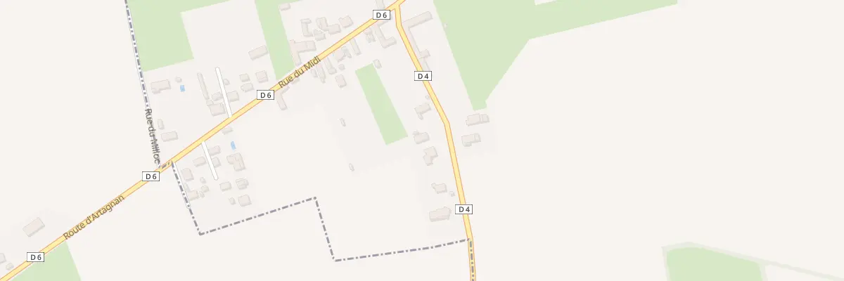 Plan du 10 Rue de la Montjoie à Artagnan