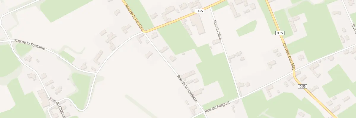 Plan du 12 Rue de la Hardette à Lafitole