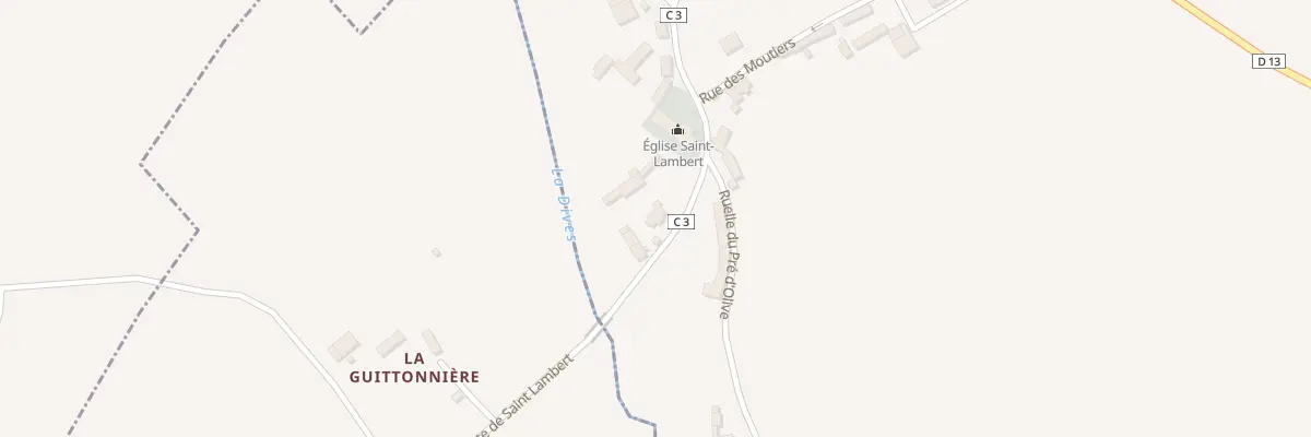 Plan du 9 L’Eglise à Saint-Lambert-sur-Dive