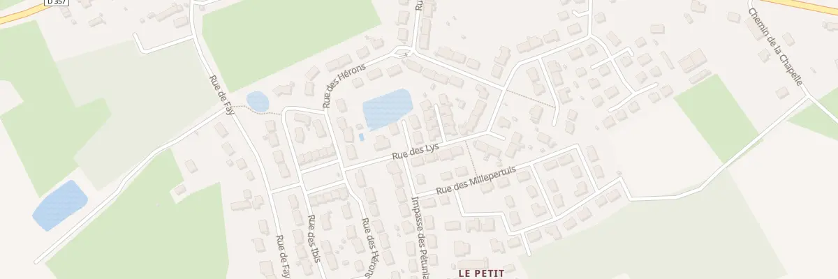 Plan du 2 Imp des Jasmins à Chaufour-Notre-Dame
