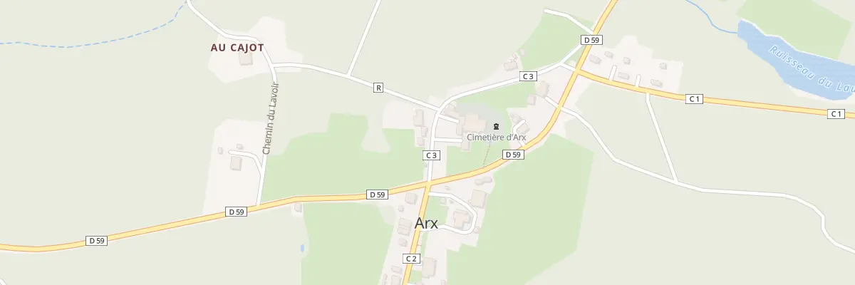 Plan du 11 Le Bourg à Arx