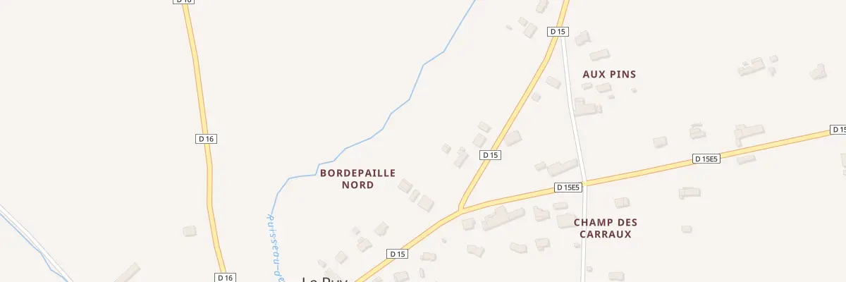 Plan du 18 Bordepaille Nord au Puy