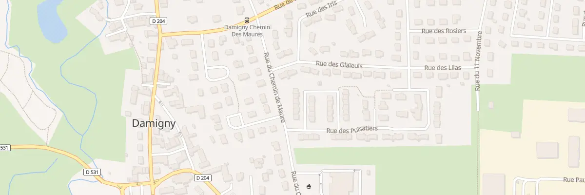 Plan du 9 Rue des Sabotiers à Damigny
