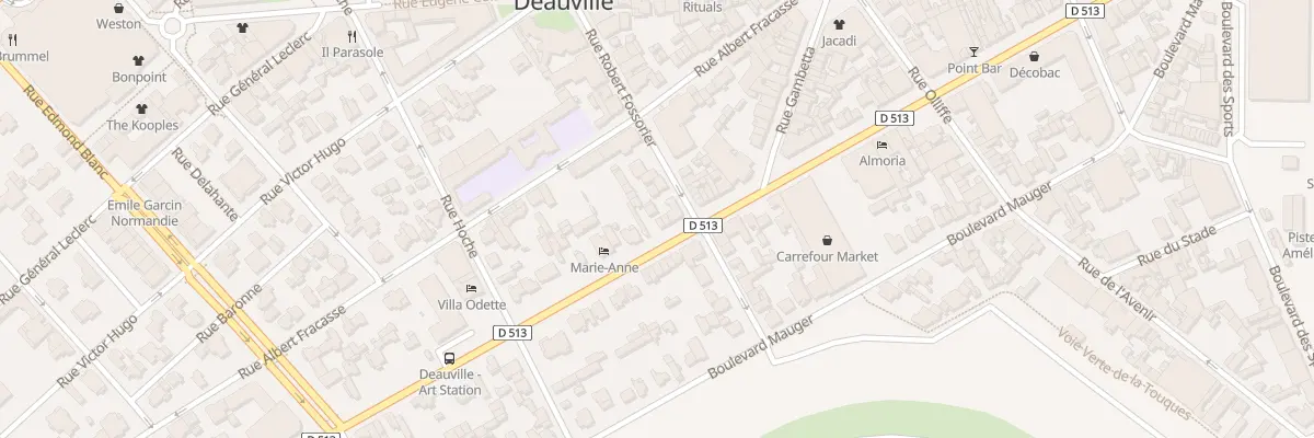 Plan du 134 Av de la République à Deauville