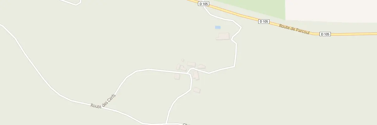 Plan du 136 La Cahue à Parcoul-Chenaud