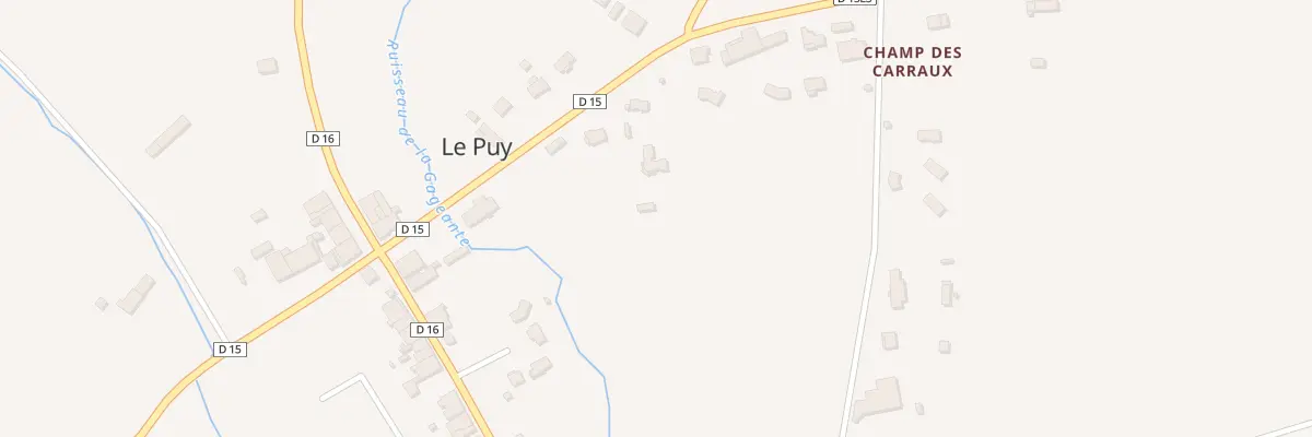 Plan du 32 Bordepaille Sud au Puy