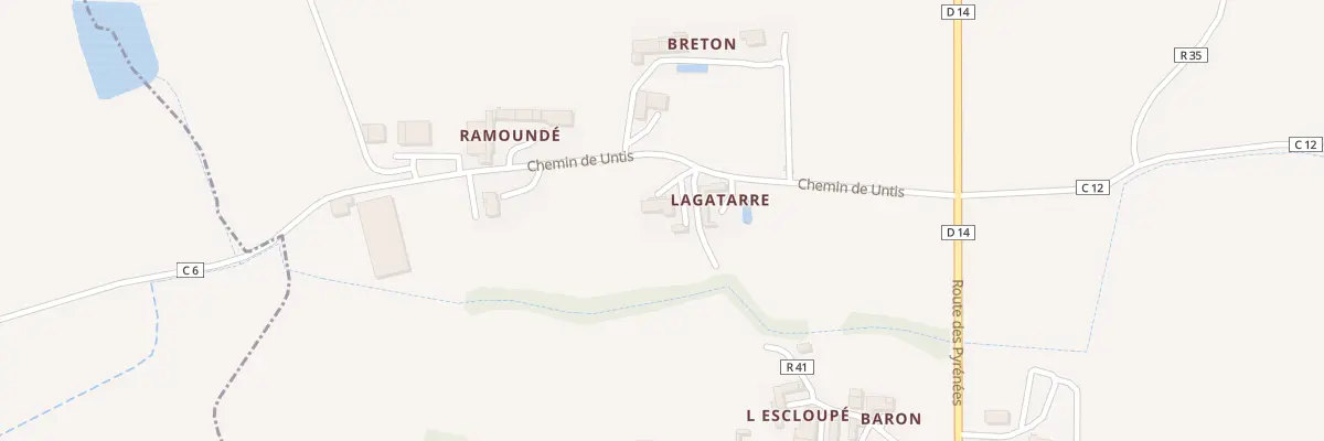 Plan du 5000 Carrerebraque à Ladevèze-Rivière
