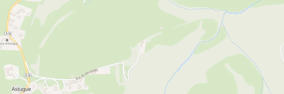 Plan du 14 Rue du Montaigu à Astugue