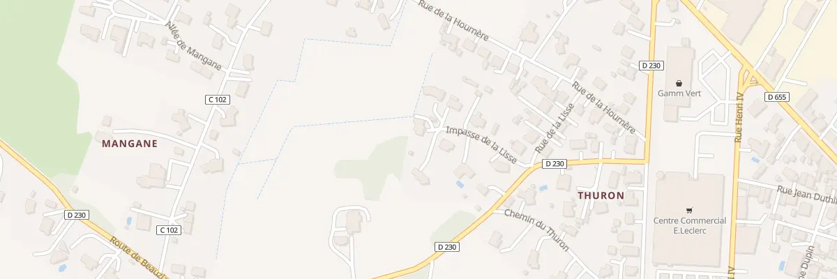 Plan du 125 Imp de la Lisse à Casteljaloux