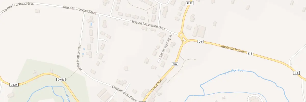 Plan du 8 All de la Javigne à Boivre-la-Vallée