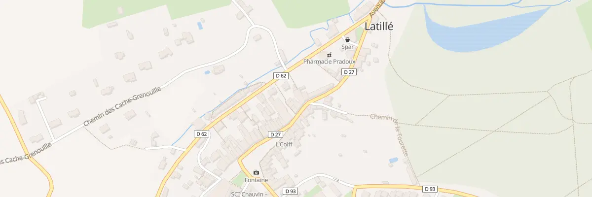 Plan du 7 Rue de la République à Latillé