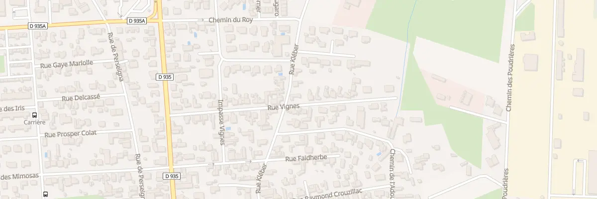 Plan du 40 Rue Kléber à Tarbes