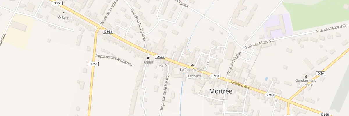 Plan du 56 Rue Grande Rue à Mortrée