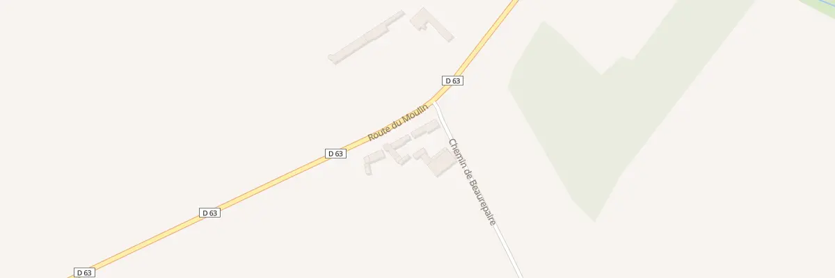 Plan du 1 Rte du Moulin à Saint-Jean-de-Sauves