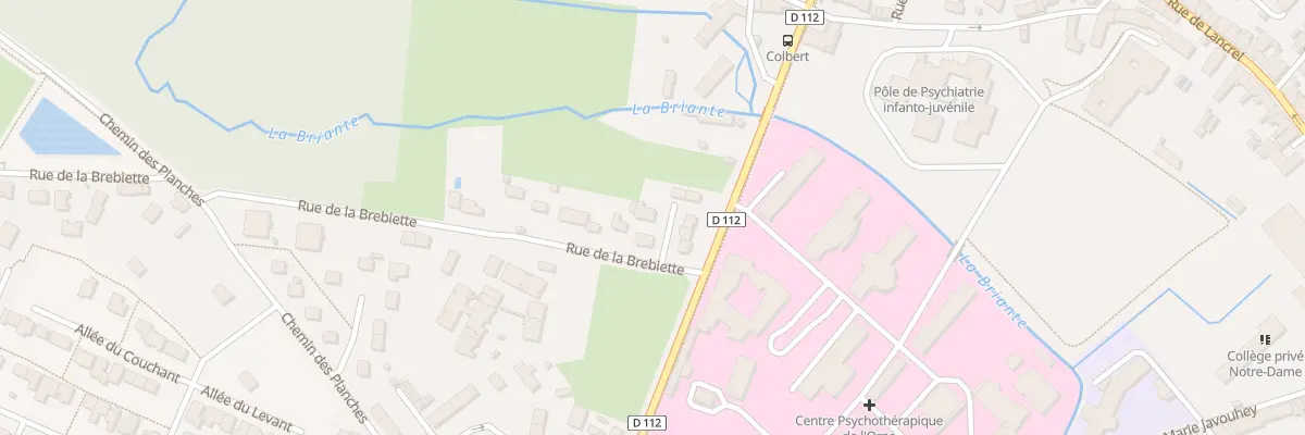 Plan du 12 Rue de la Brebiette à Alençon