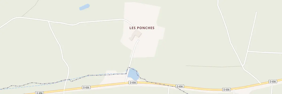 Plan du 59 Les Ponches à Sos
