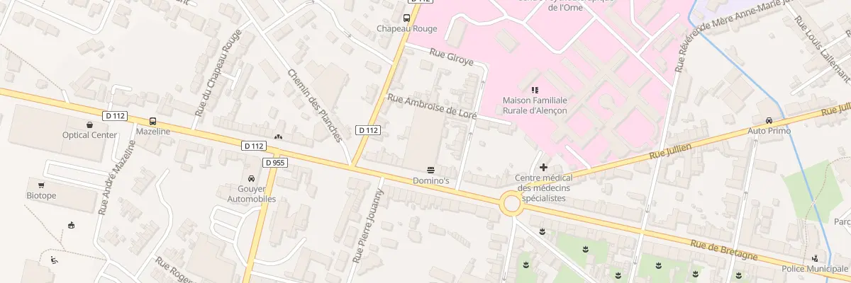 Plan du 88 Rue de Bretagne à Alençon