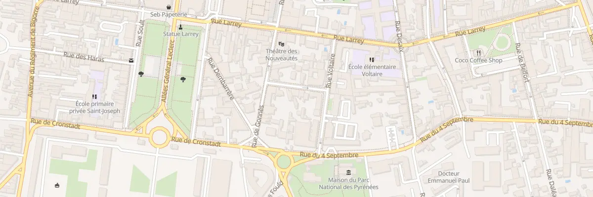 Plan du 8 Rue Jeanne d’Albret à Campan