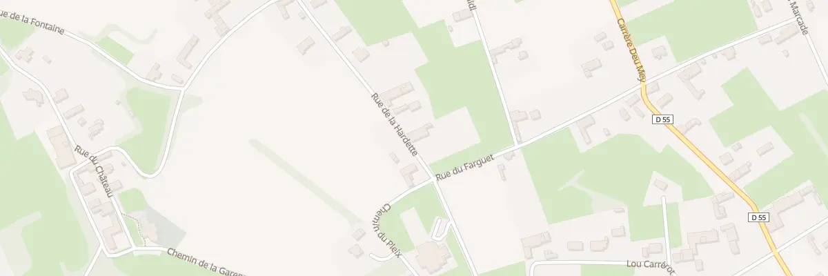 Plan du 4 Rue de la Hardette à Lafitole