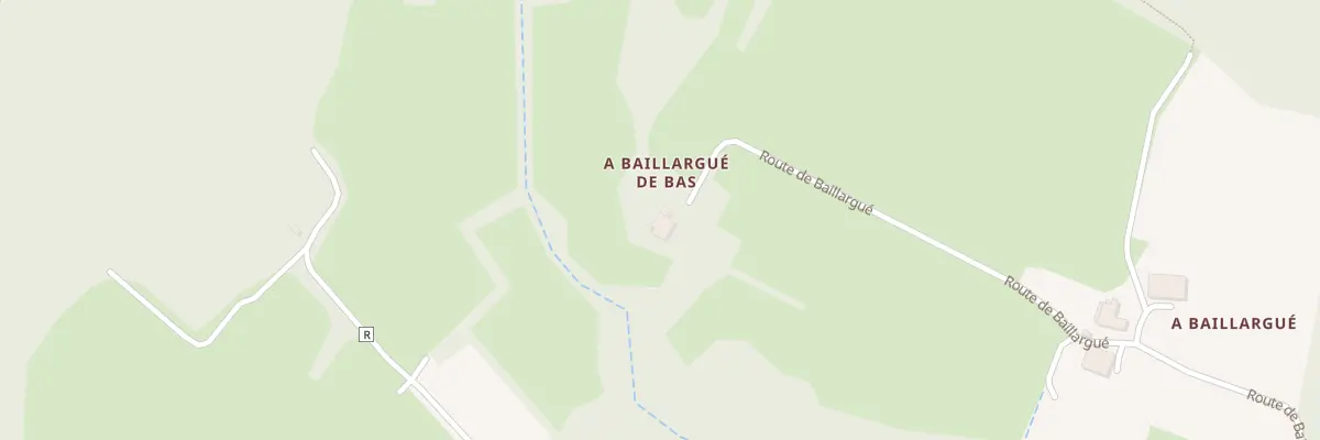 Plan du 1085 Rte de Baillarguet à Castelnau d’Auzan Labarrère
