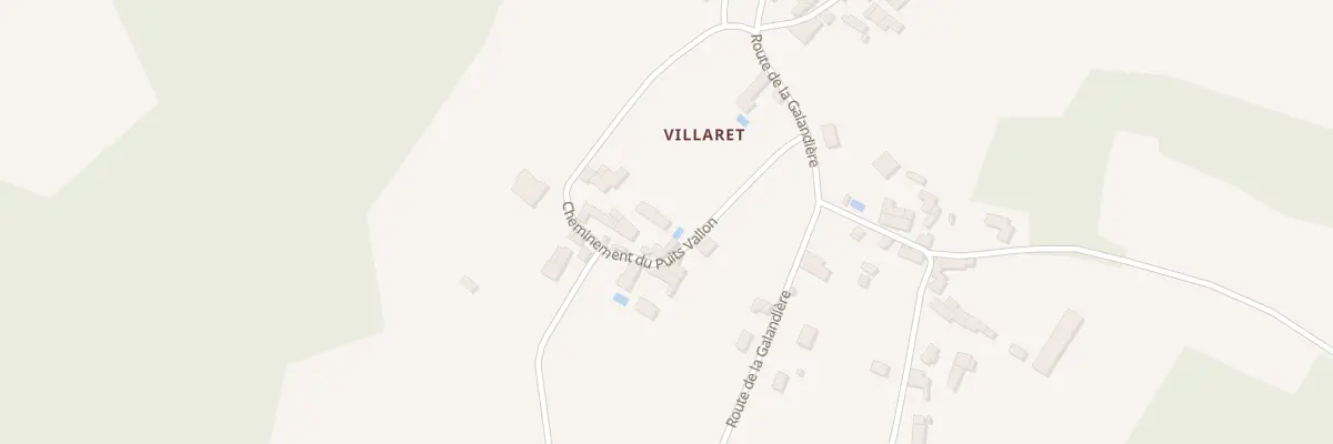 Plan du 9 Chem du Puits Vallon Villaret à Mairé-Levescault