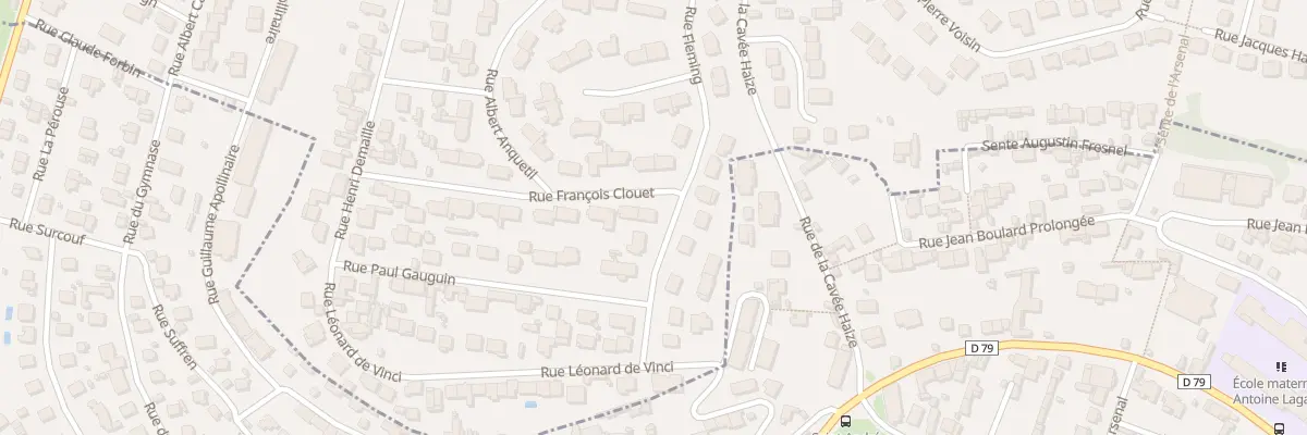Plan du 13 Rue Fleming au Havre