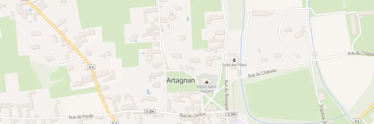 Plan du 4 Rue de l’Eglise à Artagnan