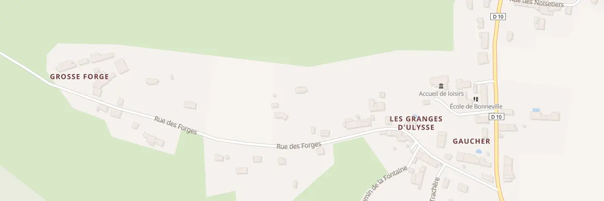 Plan du 13 Grosse Forge Sud à Bonneville-et-Saint-Avit-de-Fumadières