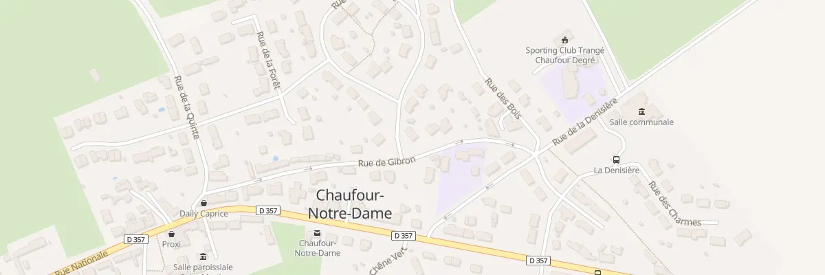 Plan du 38 Rue du Grand Pré à Chaufour-Notre-Dame