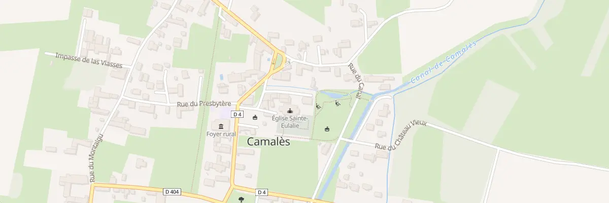 Plan du 6 Imp des Rondes à Camalès