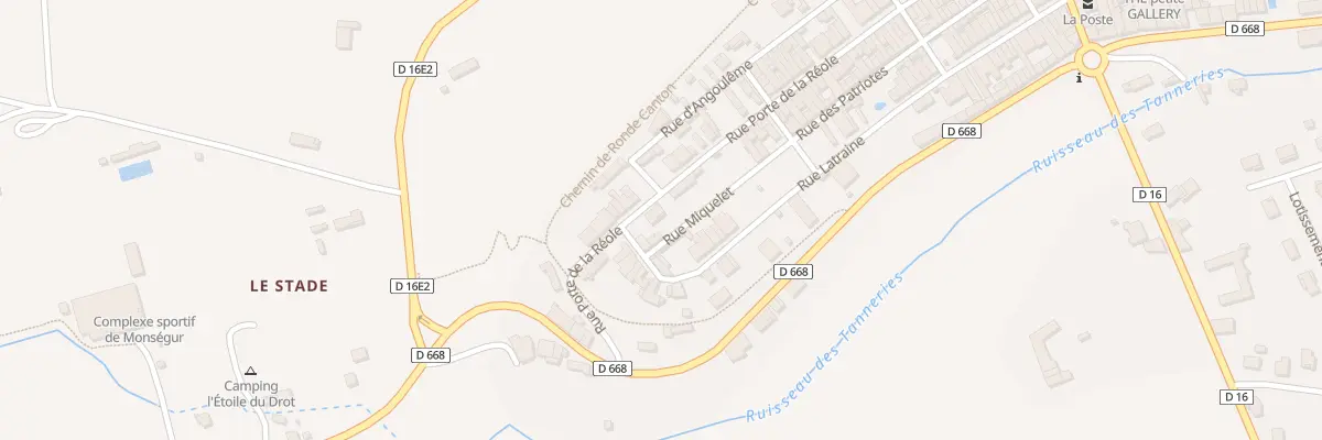 Plan du 106 Rue Porte de la Réole à Monségur