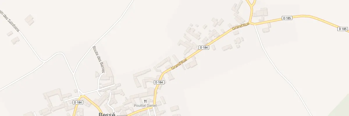 Plan du 26 Gr Grand’Rue à Bessé