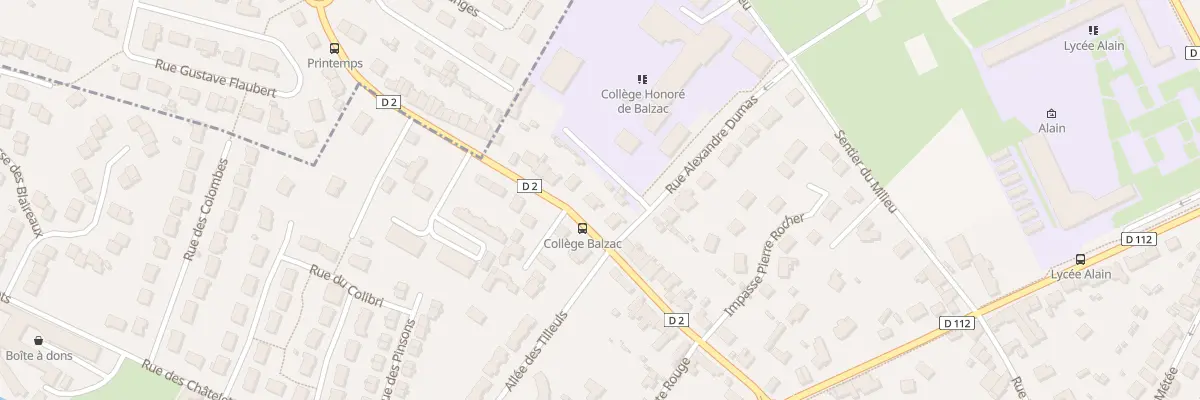 Plan du 264 Rue de Lancrel à Alençon