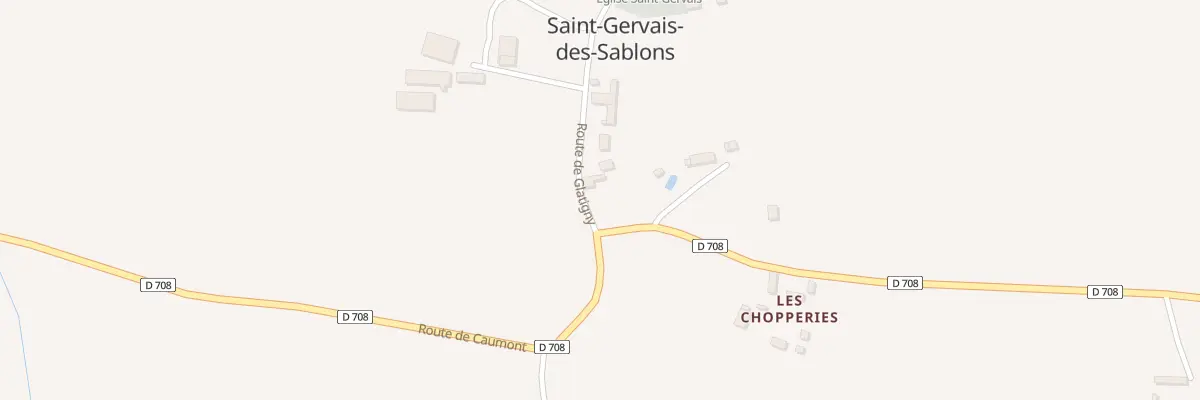 Plan du 140 Rte de Glatigny à Saint-Gervais-des-Sablons