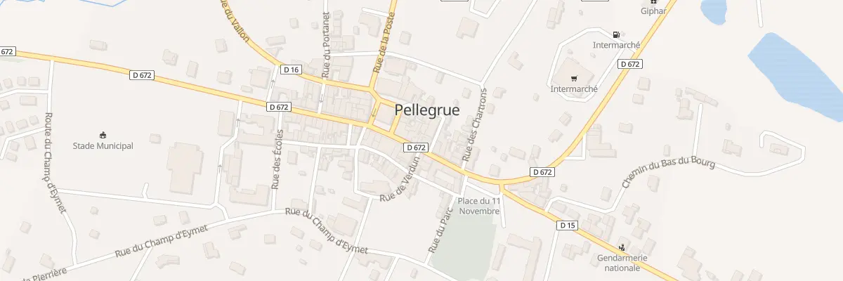 Plan du 18 Rue de la République à Pellegrue