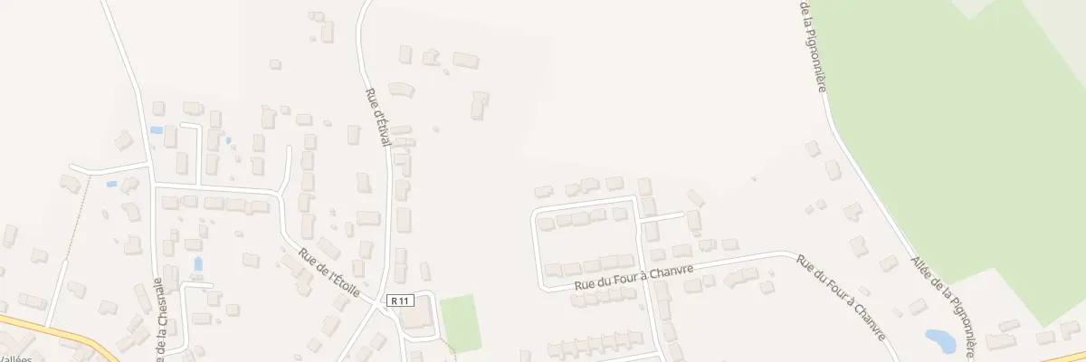 Plan du 19 Rue du Four A Chanvre à Voivres-lès-le-Mans
