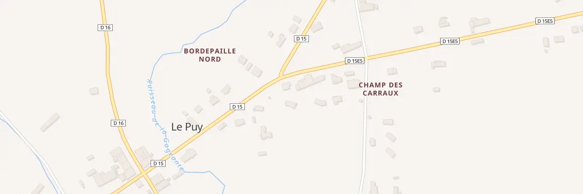 Plan du 34 Bordepaille Sud au Puy