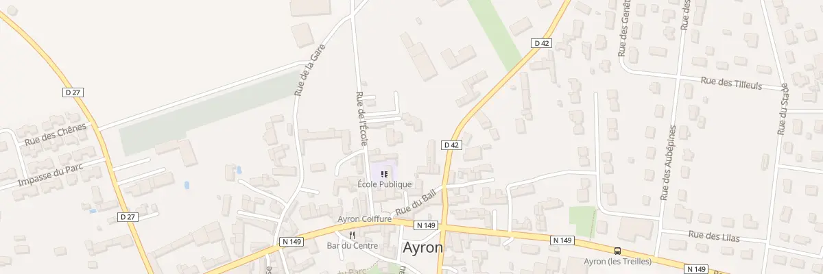 Plan du 4B Rue de l’Ecole à Ayron
