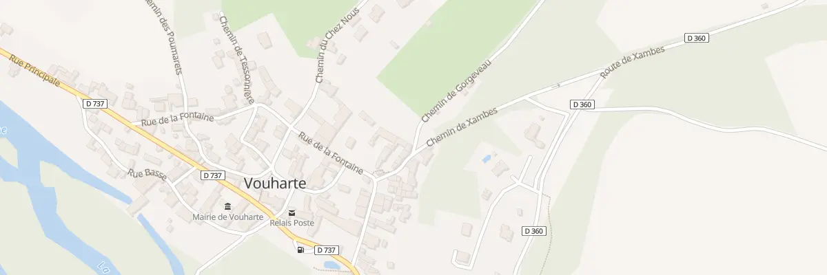 Plan du 59 Che de Xambes à Vouharte