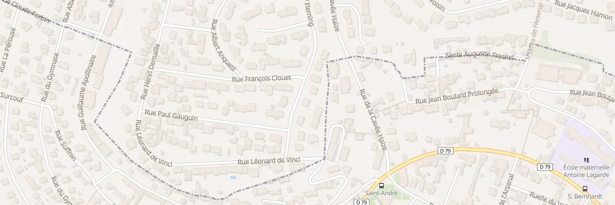 Plan du 14 Rue Fleming au Havre