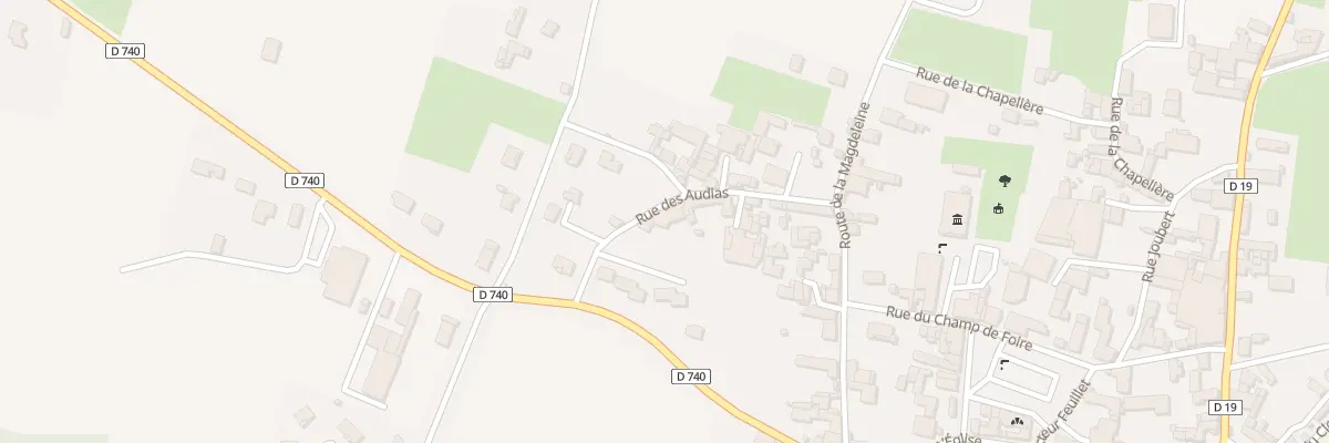 Plan du 5 Rue des Audias à Villefagnan