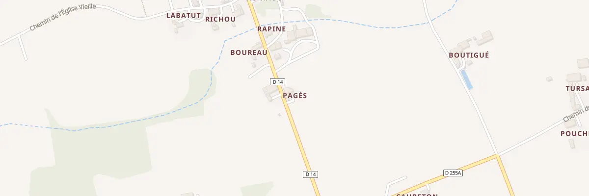 Plan du 5057 Pages à Ladevèze-Rivière
