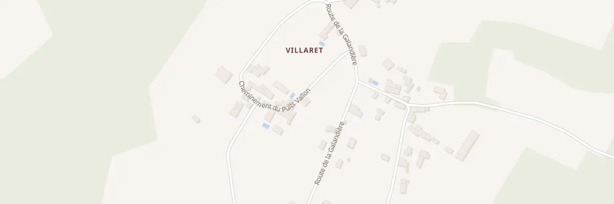 Plan du 16 Chem du Puits Vallon Villaret à Mairé-Levescault